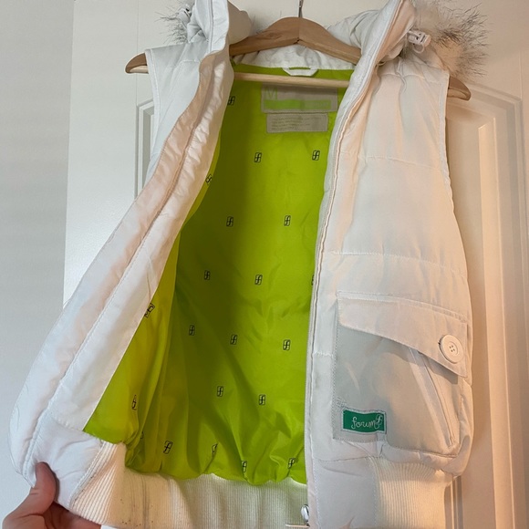White Forum Puffer Jacket - Picture 5 of 5